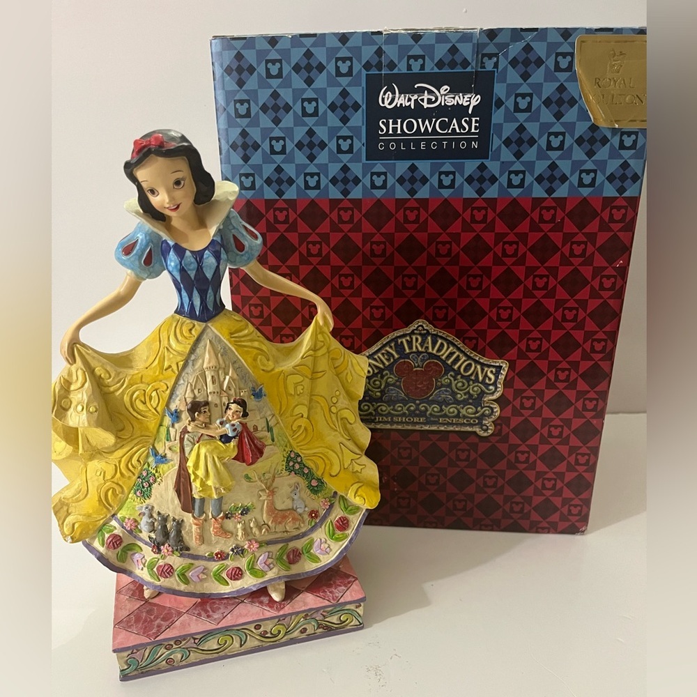 Disney Showcase Snow White Figurine in Original Box, 4007992 Jim Shore VTG